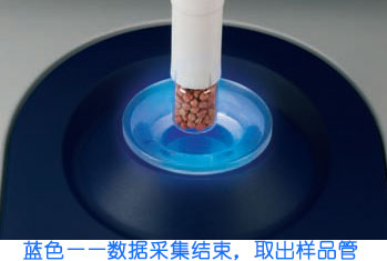 樣品測試結束后，MQC等待樣品的取出